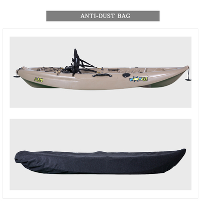 130 kg/287 lbs Capacité de charge WOOWAVE Canoë Kayak Voile Parfait pour les lacs Rivières Excitation