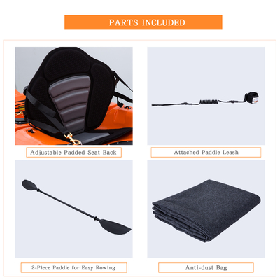Explorez les eaux avec notre film de bulle de kayak pour adultes durable et sac en plastique inclus
