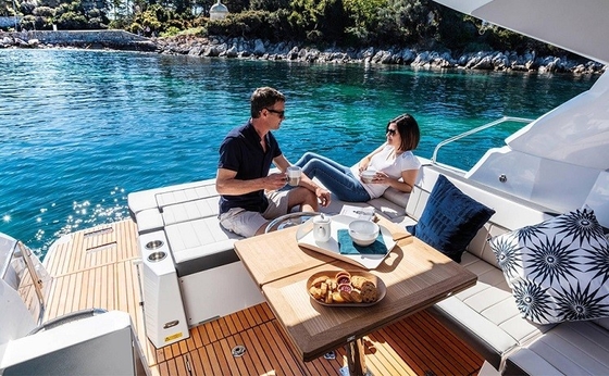 Chambre de séjour de design moderne Eva Foam Roll faux feuille de teck tapis de bateau revêtement de sol synthétique