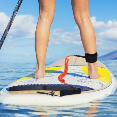 10' enroulé SUP laisse pour WOOWAVE Stand up Paddle Board TPU Matériau Combo Set offert