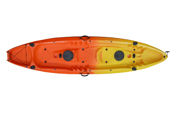 Matériau LLDPE/HDPE 2 personnes Canoë pour famille Kayaking Woowave Gradient de pêche Kayak