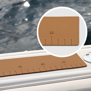 48'*4' EVA Ruler de poisson doux pour la pêche en mer Océan WOOWAVE Accessoire de pêche essentiel