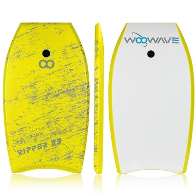Planche de surf douce pour le divertissement aquatique Hauteur 2'-4' 60cm-120cm Aventure jaune