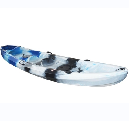 Woowave 2 personnes Kayak de pêche HDPE Asseyez-vous sur le dessus Kayak Canoë 370*87*33cm Taille du paquet