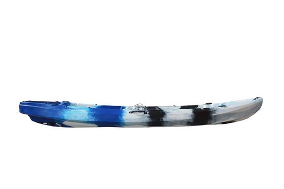 Woowave 2 personnes Kayak de pêche HDPE Asseyez-vous sur le dessus Kayak Canoë 370*87*33cm Taille du paquet