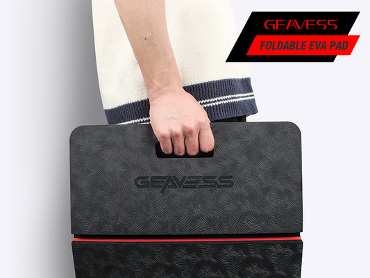 Tapis de voiture EVA antidérapant épais pour genoux coussin pliable pour le jardin noir