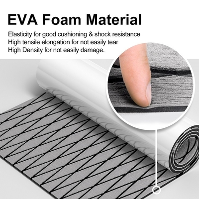 Plancher de bateau de plaisance 5 mm Deck Textured EVA Foam Sheet avec dureté de 45-50 degrés