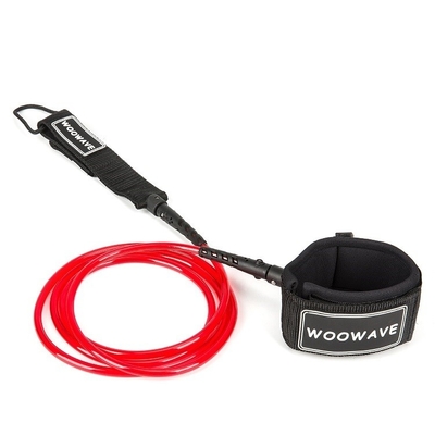 SUP Surfboard Leash Surf Straight Leash Rouge pour les planches de 6'7'8'9'10'11'12' par Woowave OEM