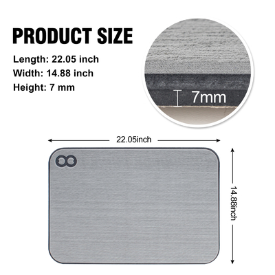 Personnaliser EVA mousse tapis rafraîchisseur coussin pour rafraîchisseur Boîte de bois gris couleur accessoires de randonnée