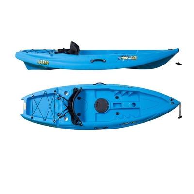 220*66*25cm 1 personne Kayak Famille Pêche Kayak en plastique avec siège de kayak NON gonflable