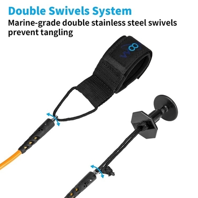 OEM Corde de la jambe de la laisse de surf avec bobine de polyuréthane pour les planches de surf et les planches SUP