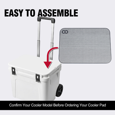 Pad de refroidisseur en mousse d'Eva personnalisé pour le YETI Roadie 60 Cooler de 22 pouces