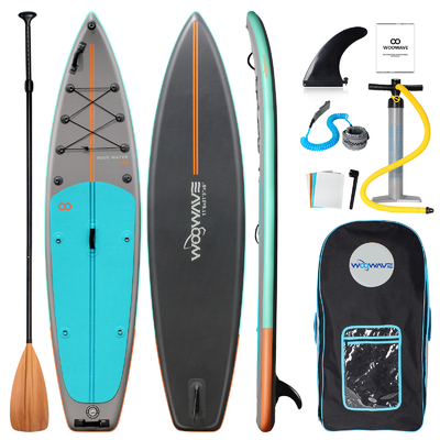 11'6&quot; x 31'5&quot; x 6&quot; planche gonflable debout à pagaie pour les lacs rivières Ultra conception stable