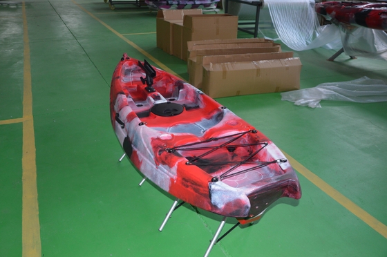 Matériau du châssis LLDPE Woowave 2.2m Sécurité personnalisée en plastique Kayak assis sur le dessus pour 1 personne