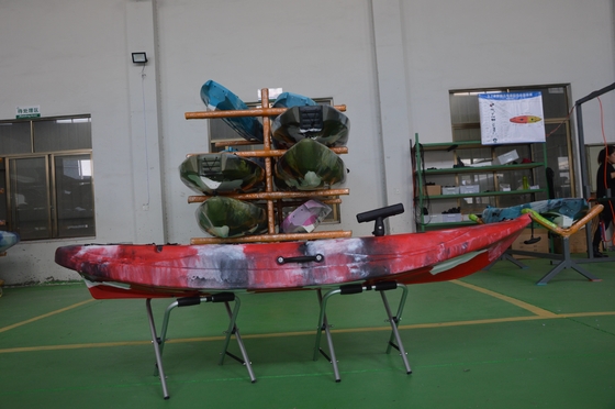 Matériau du châssis LLDPE Woowave 2.2m Sécurité personnalisée en plastique Kayak assis sur le dessus pour 1 personne