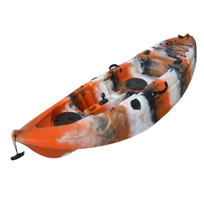 2.7M Canoë pour une seule personne Kayak de pêche Kayaks avec une capacité de charge de 130 kg / 287 lbs
