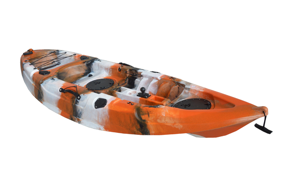 2.7M Canoë pour une seule personne Kayak de pêche Kayaks avec une capacité de charge de 130 kg / 287 lbs