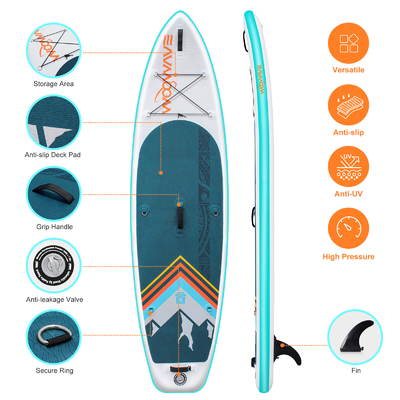 10'2*32'*6' Planche de paddle debout pour les sports nautiques et le yoga