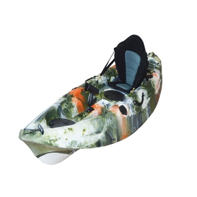 2.7M Adultes Canoë Kayak Assis sur le dessus de la pêche en plastique Kayak de mer 20kg/44lbs NON gonflable