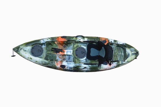 2.7M Adultes Canoë Kayak Assis sur le dessus de la pêche en plastique Kayak de mer 20kg/44lbs NON gonflable