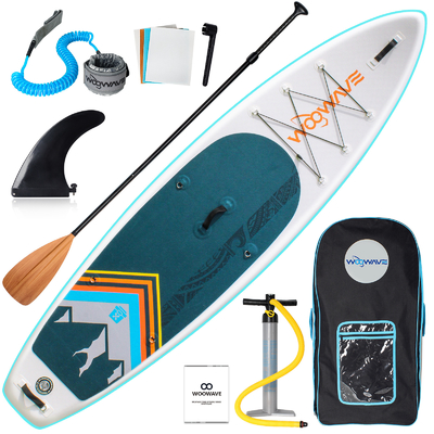 Une planche de course de surf debout de 1m6 et 10kg