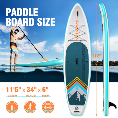 Une planche de course de surf debout de 1m6 et 10kg