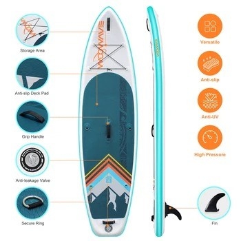 10'2' Woowave End Body Board pour les lacs et les rivières