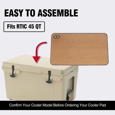 Commodément EVA coussin de boîte à glace Pad non glissante Cooler Pads pour RTIC 45 23.82 * 13.27 pouces