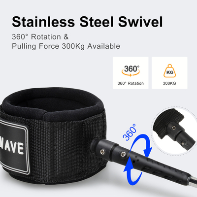 Mettez à niveau votre laisse de planche de surf à Woowave OEM Ligne droite pour Sup et Stand Up Paddle
