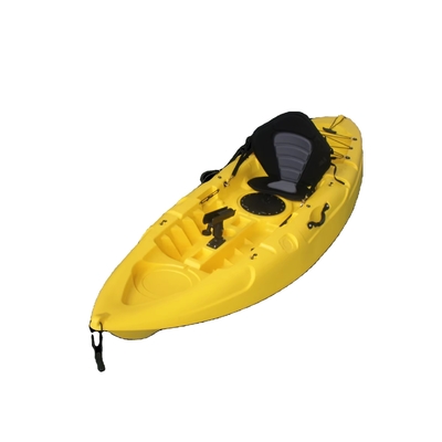 Yellow WOOWAVE 2.7M Kayak de course en plastique assis sur le dessus pour la famille adulte Canoë/Kayak