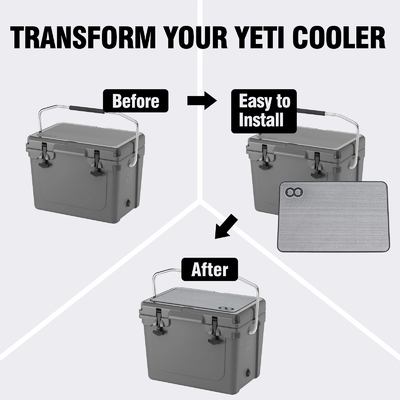 RTIC 20 Cooler Box Pad 16,73*10,83 pouces Taille avec adhésif et tapis en mousse antidérapant