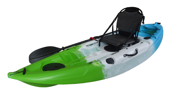 20kg/44lbs Kayak en PEPP en plastique Kayak 270*78*40cm 1 personne Bateau avec siège et pagaie