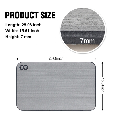 25.08 * 15.51 pouces de teck gris EVA mousse Pad tapis imperméable à l' eau pour le refroidisseur boîte