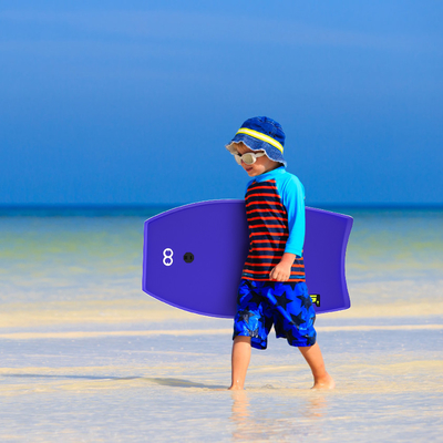 Bodyboard personnalisé léger pour le surf 33 pouces de longueur jusqu'à 65 lbs Poids du pilote