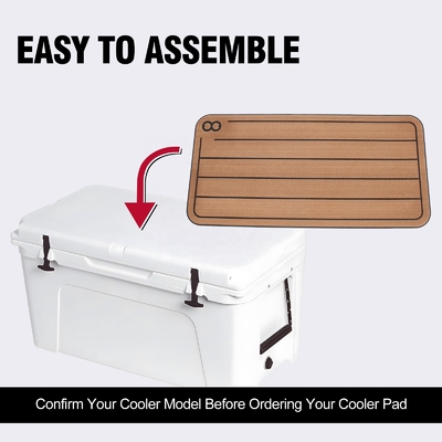 YETI Tundra 75 Cooler Pad Pads en mousse adhésive antidérapante avec tapis en caoutchouc de teck de voyage