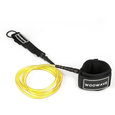 6'12' Surfboard Leash Leash de surf Ex-surf de la jambe de la corde avec une haute résistance à la traction