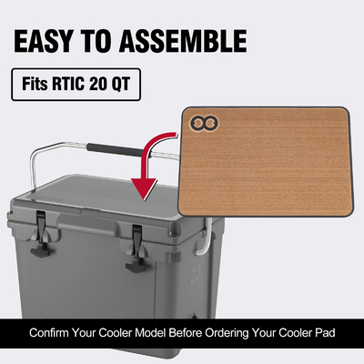 Mat de mousse marine EVA refroidisseur de piscine refroidisseur de terrasse Boîte pour YETI RTIC 20 Logo personnalisé