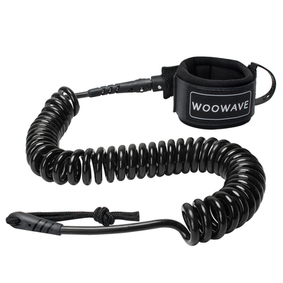 WOOWAVE Coiled Paddle Board Leash Votre solution de sécurité ultime pour les lacs et les rivières