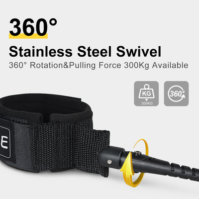 WOOWAVE Coiled Paddle Board Leash Votre solution de sécurité ultime pour les lacs et les rivières