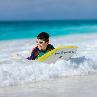 36 &quot;XPE Bodyboards pour enfants largeur de planche 18,8 pouces Confortable et facile à transporter