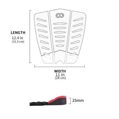 Le pad de traction en mousse EVA WOOWAVE est l'améliorateur ultime des performances des surfeurs unisexes.