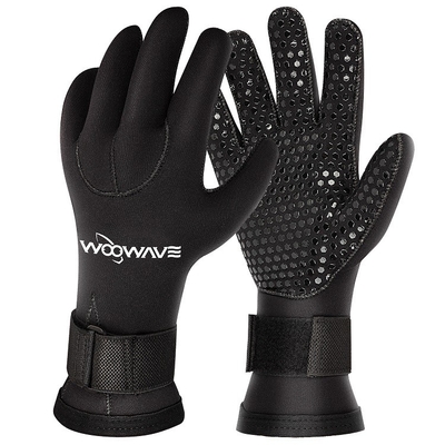 Neoprène personnalisé imperméable à l'eau 3 mm cinq doigts Sports nautiques Plongée en apnée Canoë Gants