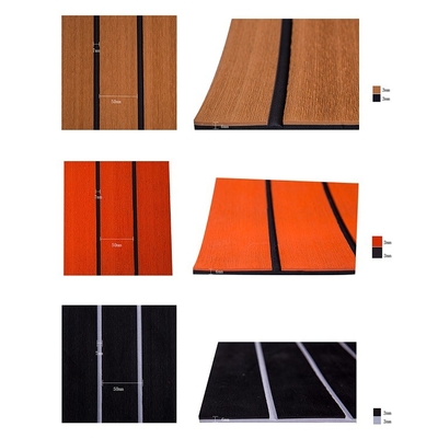 WOOWAVE Design personnalisé EVA plancher de bateau Coaming Bolster Pads 2400mm * 120mm / personnalisé