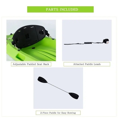Piédal modulaire Kayak de pêche Design d'épissage facile pour 1-2 personnes Adapte aux besoins de la pêche