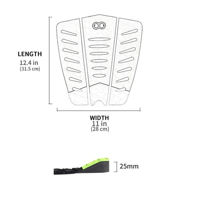 Pad de traction sur une planche de surf en mousse EVA personnalisé en couleur Pantone Woowave 3m Deck Knee Pads
