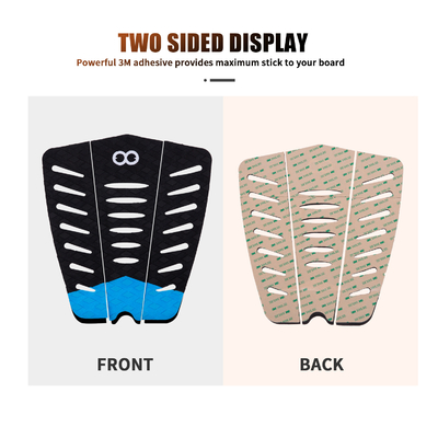 Applicable aux personnes planches de surf unisexes 3PCS EVA Surf Grip Deck Pad Traction Pad Surf