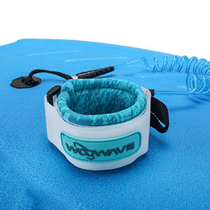 Tableau de natation à laisse à main de 2,3 pouces bleu Woowave EPS Corps de base pour les adultes