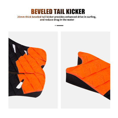 Taille personnalisée du coussin de traction Woowave Surf Pad Grip avec plusieurs choix de motifs