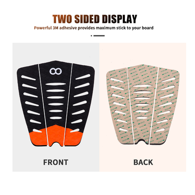 Taille personnalisée du coussin de traction Woowave Surf Pad Grip avec plusieurs choix de motifs
