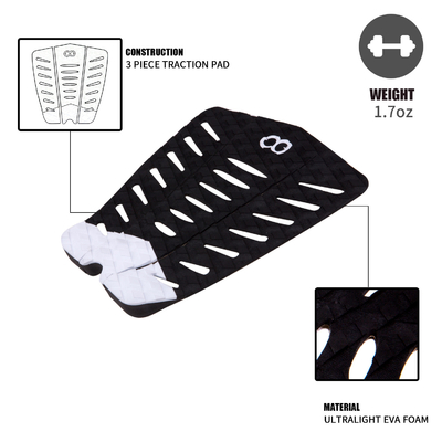 Conception personnalisée Pad de traction non glissant Sup Deck pour les lacs rivières Options de couleurs multiples